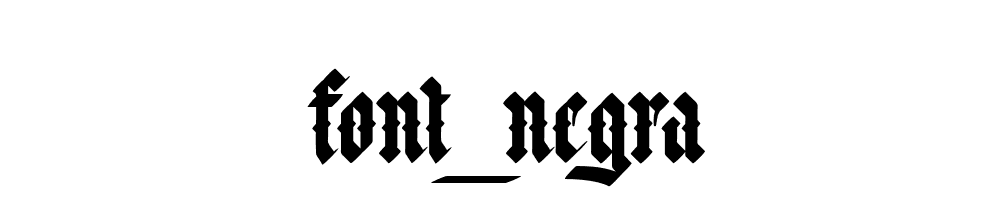 Font_negra