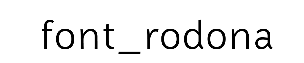 Font_rodona