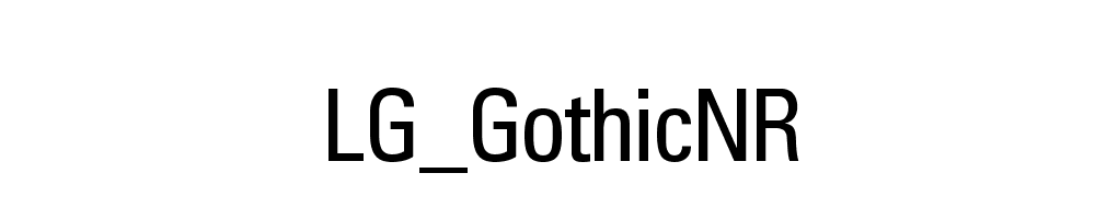 LG_GothicNR