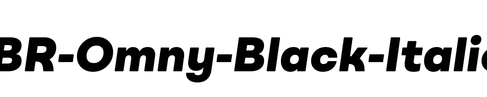 BR-Omny-Black-Italic