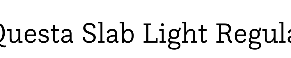 Questa Slab Light Regular