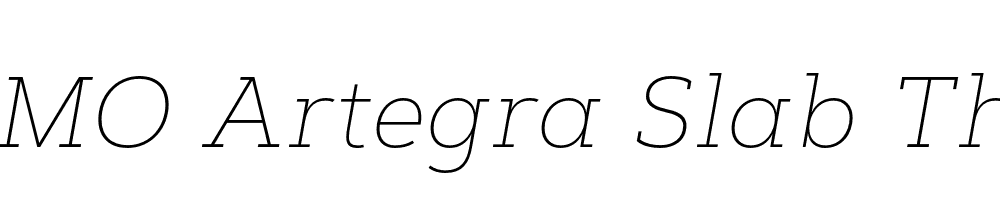 FSP DEMO Artegra Slab Thin Italic