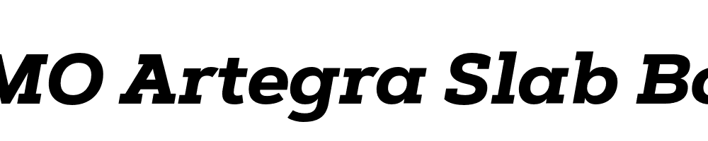 FSP DEMO Artegra Slab Bold Italic