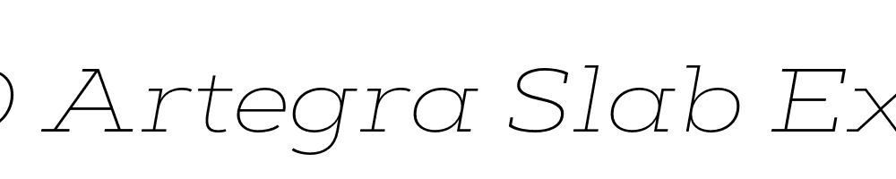 FSP DEMO Artegra Slab Ex Thin Italic