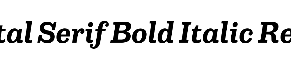 Capital Serif Bold Italic Regular