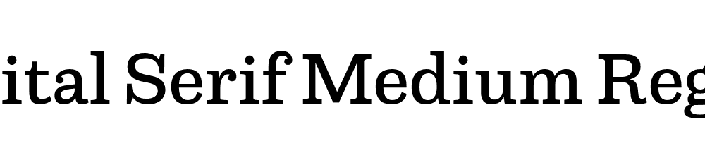 Capital Serif Medium Regular