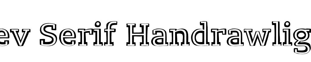 Lev Serif Handrawlight