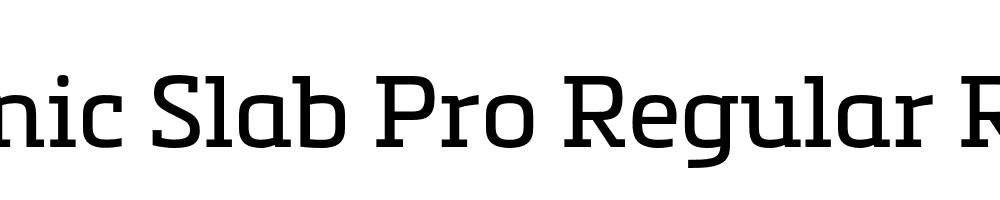 Metronic Slab Pro Regular Regular