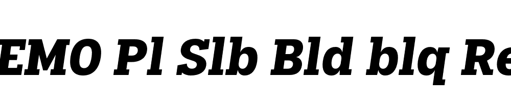 FSP DEMO Pl Slb Bld blq Regular