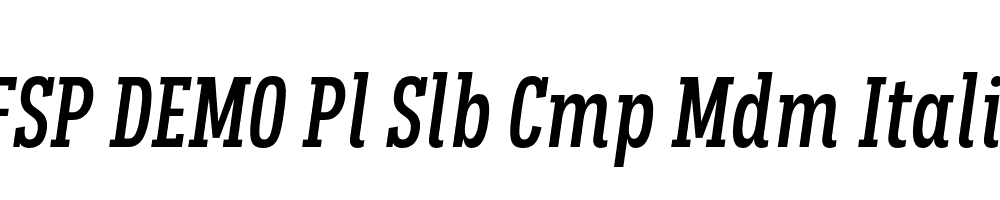 FSP DEMO Pl Slb Cmp Mdm Italic