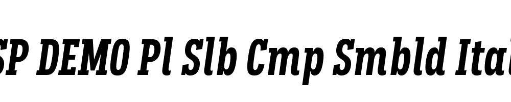 FSP DEMO Pl Slb Cmp Smbld Italic