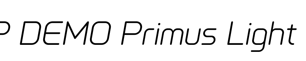 FSP DEMO Primus Light Italic