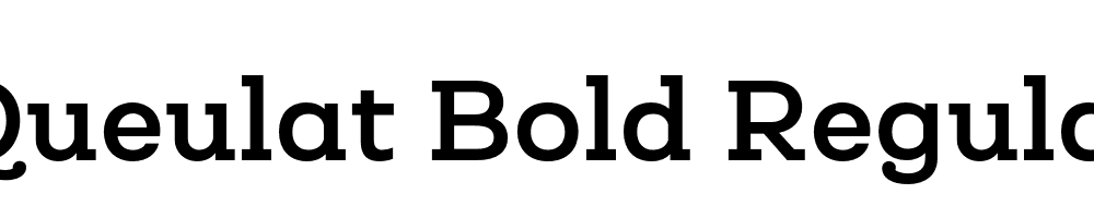 Queulat Bold Regular