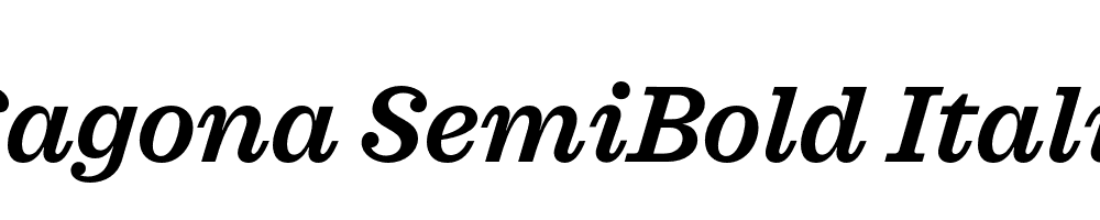 Sagona SemiBold Italic