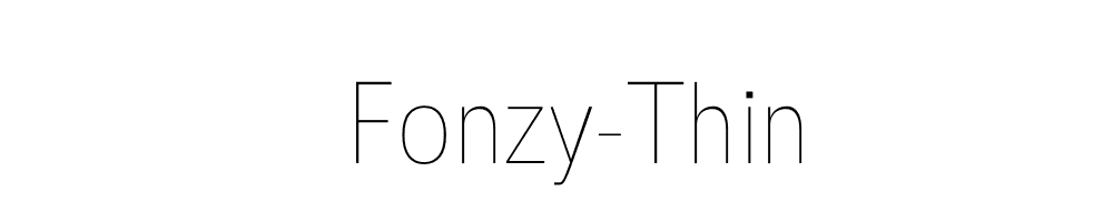 Fonzy-Thin