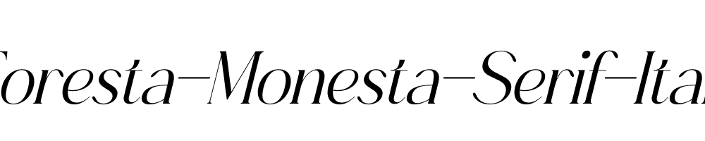 Foresta-Monesta-Serif-Italic