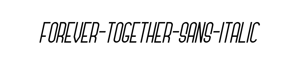 Forever-Together-Sans-Italic