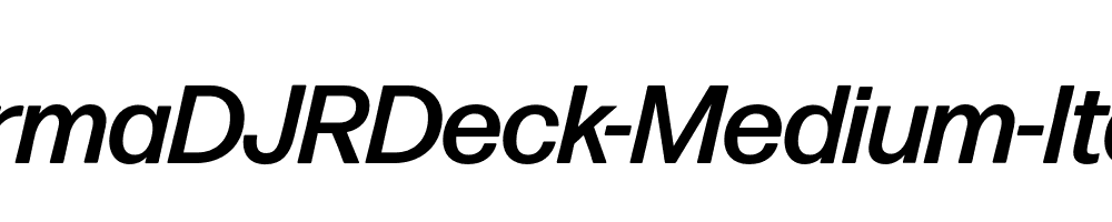 FormaDJRDeck-Medium-Italic