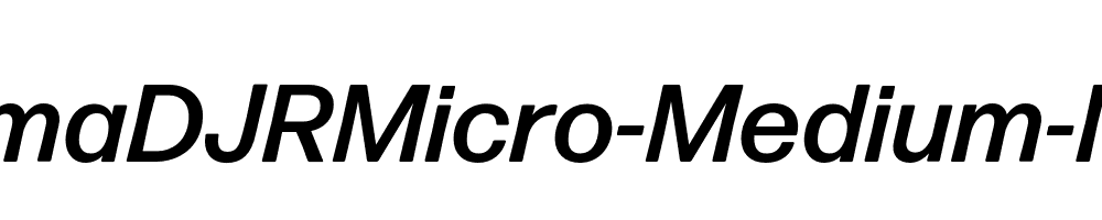 FormaDJRMicro-Medium-Italic