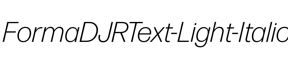 FormaDJRText-Light-Italic