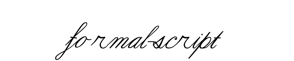 Formal Script