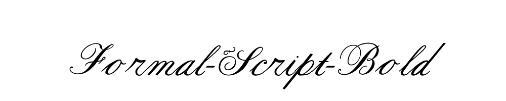 Formal-Script-Bold