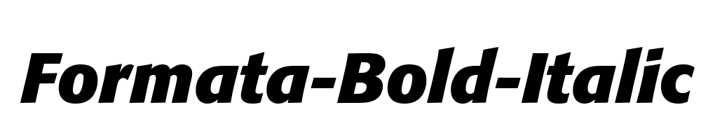 Formata-Bold-Italic