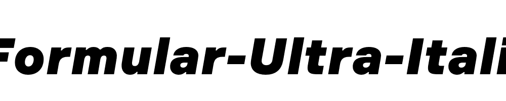 Formular-Ultra-Italic