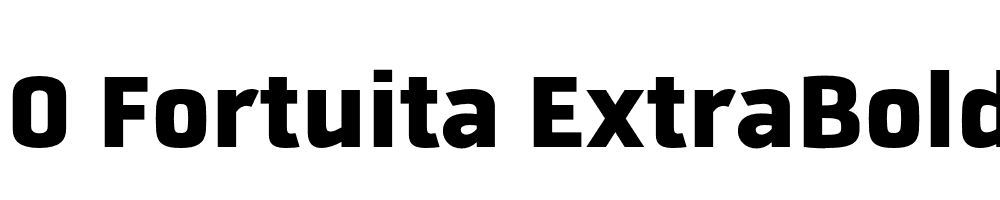 FSP DEMO Fortuita ExtraBold Regular