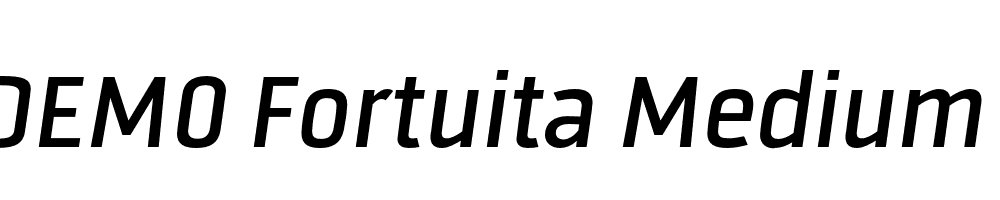 FSP DEMO Fortuita Medium Italic