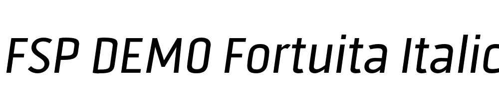 FSP DEMO Fortuita Italic