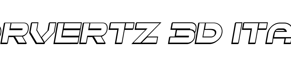 Forvertz-3D-Italic