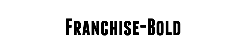 Franchise-Bold