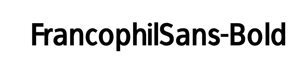 FrancophilSans-Bold