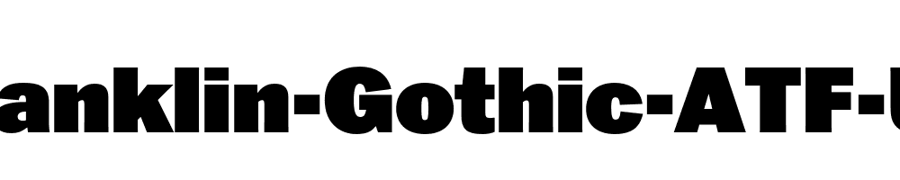 Franklin-Gothic-ATF-Ult