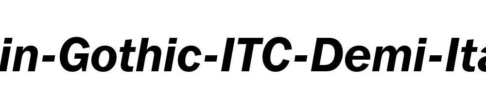 Franklin-Gothic-ITC-Demi-Italic-BT