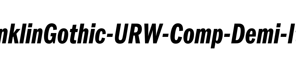 FranklinGothic-URW-Comp-Demi-Italic