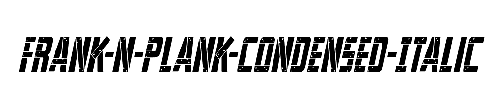 Frank-n-Plank-Condensed-Italic