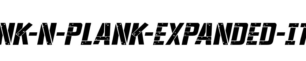 Frank-n-Plank-Expanded-Italic