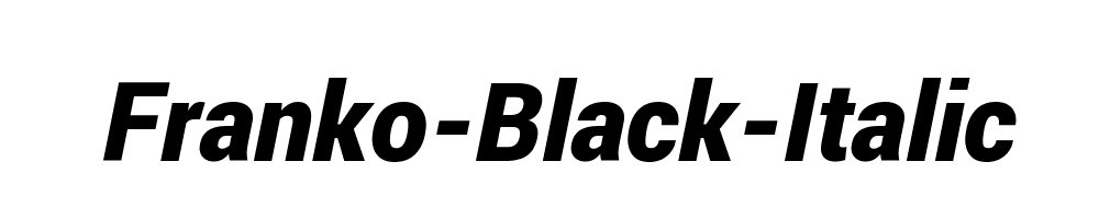 Franko-Black-Italic