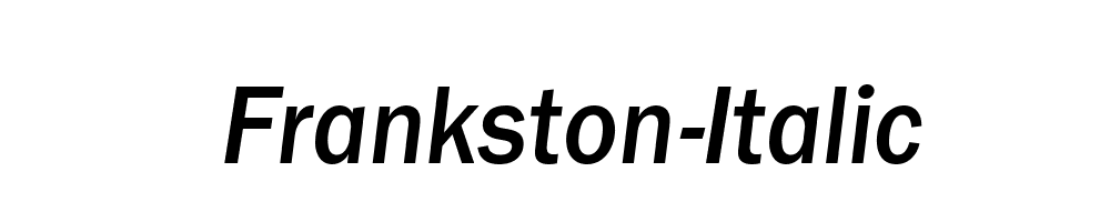 Frankston-Italic