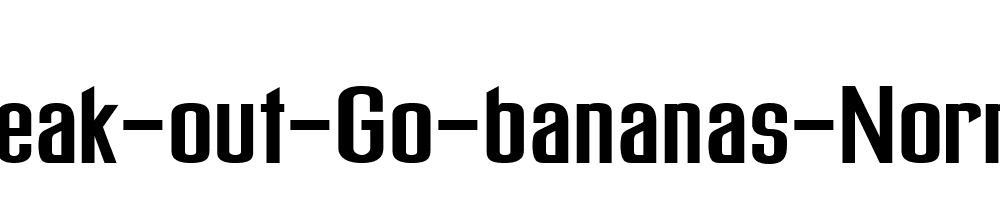 Freak Out Go Bananas Normal