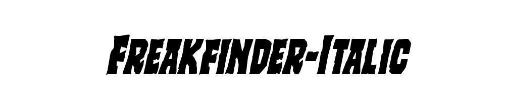 Freakfinder-Italic