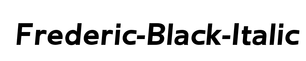 Frederic-Black-Italic