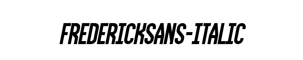 FrederickSans-Italic