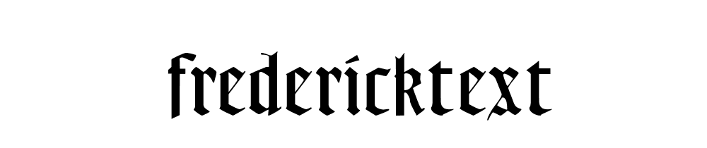 Fredericktext