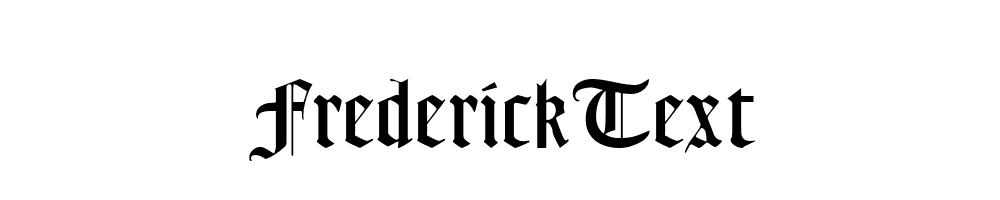 FrederickText