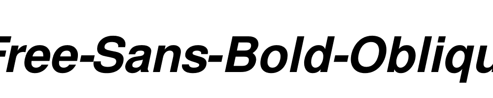 Free-Sans-Bold-Oblique