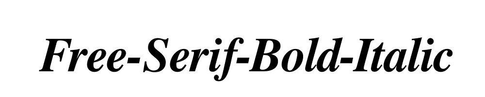 Free-Serif-Bold-Italic