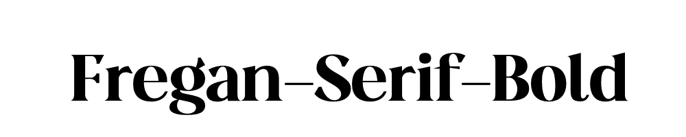 Fregan-Serif-Bold